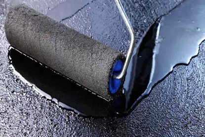Water based bitumen coating (anti slip)