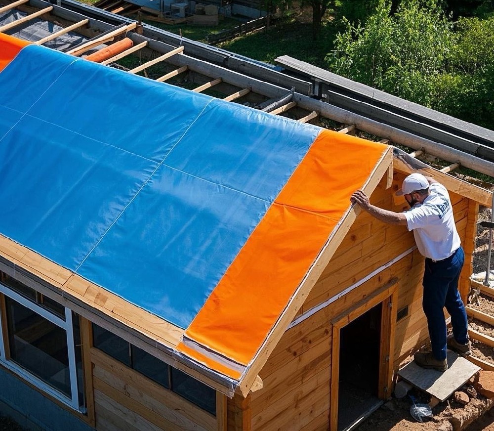 House wrap (self-adhesive vapor permeable membrane)